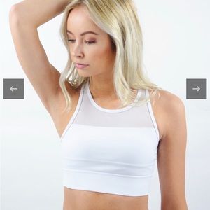 Zyia White All Star Bra